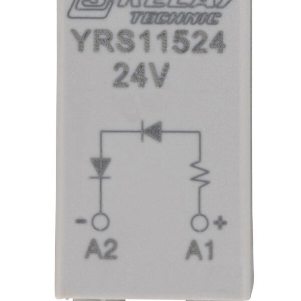 YRS11524-- LED-Steckmodul, grün, 24VAC/DC für S-Relay Sockel<br><u>Verkaufseinheit: 1Stk</u>