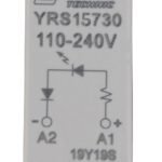YRS15730-- LED-Steckmodul, rot, 110-240VAC für S-Relay Sockel<br><u>Verkaufseinheit: 1Stk</u>
