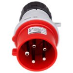 YY714532-- CEE-Stecker, 5-polig, 32A, 400V, IP44<br><u>Verkaufseinheit: 1Stk</u>