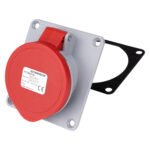 YY784516-- CEE-Anbaudose, 5-polig, 16A, 400V, IP44, Winkel 15°<br><u>Verkaufseinheit: 1Stk</u>