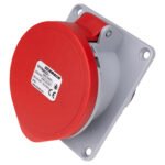 YY784532-- CEE-Anbaudose, 5-polig, 32A, 400V, IP44, Winkel 15°<br><u>Verkaufseinheit: 1Stk</u>