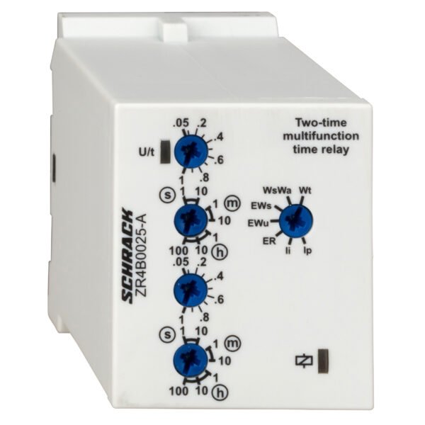 ZR4B0025-A Steckbares Blinkrelais, asymmetrisch, 12-240V, 2 Wechsler,8A<br><u>Verkaufseinheit: 1Stk</u>
