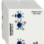 ZR4MF025-A Steckbares Multifunktionszeitrelais, 12-240V, 2 Wechsler, 8A<br><u>Verkaufseinheit: 1Stk</u>