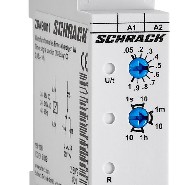 ZRAE0011-- Monofunktionsrelais esv. AMPARO, 24VAC/DC, 230VAC, 1W, 5A<br><u>Verkaufseinheit: 1Stk</u>