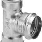 VIEGA 486 488 Viega Sanpress Inox G-T-Stück mit SC-Contur Stahl nichtrostend, Modell 0218 d1: 22 d2: 22 d3: 22 0218 Verpackungseinheit:1ST