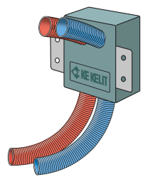 fab0aa1d-5d90-4d11-a26b-76189e736587 KE KELIT 9006020 KE KELIT KM597P2 KELOX UP-Isolierwandeinbausatz Ventil-HK 2-f. KM597P2 Verpackungseinheit:1ST – Bild 1