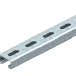 OBO 1122918 Profilschiene gelocht,Schlitzweite 22mm 2000x41x21 Stahl bandverzinkt MS4121P2000FS Verpackungseinheit:2M