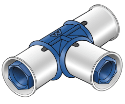 fb0f754c-4517-4a27-bc2d-fcb617495ec5 KE KELIT 72610HGH KE KELIT KWU440 KELOX-WINDOX-U T-Stück 50/40/50 KWU440 Verpackungseinheit:1ST – Bild 1