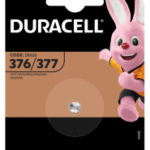 DURACELL 062986 Silberoxid Knopfbatterie 1.55V D377, SR66, 1er Blister 377 - BLI1 Verpackungseinheit:1PAK