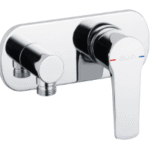 ALVA AQARBESTBWAB.1 ALVA Bela 1.0 Brausearmatur UP Sichtteil, Wandanschlussbogen, Chrom  Verpackungseinheit:1ST