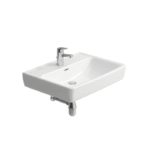 LAUFEN H8189530001041 Laufen PRO 818953 Waschtisch unterbaufähig  Sanitärkeramik weiß 650x480x115 1 Hahnloch mittig mit Überlauf ,  Verpackungseinheit:1ST