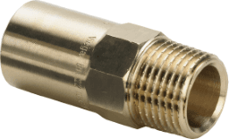 fcbb05fb-f4d3-4e89-94d7-db836a57004d VIEGA 285 081 Viega Sanpress-Einsteckstück Rotguss oder Siliziumbronze, Modell 2211.1 d: 18 R: ½ 2211,1 Verpackungseinheit:1ST – Bild 1