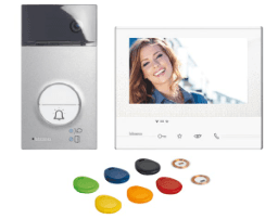 ff0aea49-43af-41ad-81d3-381046c49f43 BTICINO 363911 Flex"ONE Video-Set mit Türstation LINEA3 000 (1 und 2 Ruftasten) + CLASSE300 X13E Verpackungseinheit:1ST – Bild 1