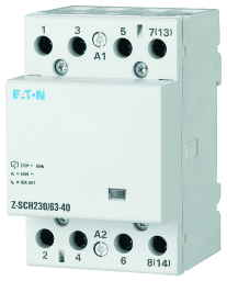 ffbf6310-a9c2-4fbe-adad-cb772aeca416 EATON 248856 Installationsschütz 230V 63A, 4 Schließer Z-SCH230/63-40 Verpackungseinheit:1ST – Bild 1