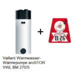 ANGEBOT! VAILLANT 0010026819 Vaillant Warmwasser-Wärmepumpe aroSTOR VWL BM 270/5  Verpackungseinheit:1ST