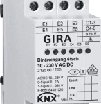 GIRA 212600 Binäreing. 6f 10 - 230 V AC/DC KNX REG  Verpackungseinheit:1ST