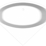 ALVA AQBWBEEWE150 ALVA Bela Acryl Wanne Eck-Duo mit Ecke, 150x150x45cm, Weiß ohne Füße  Verpackungseinheit:1ST