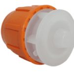 ALVA ATLWLEK40 ALVA LWL Endkappe druckdicht PN16 PP transparent/orange 40mm  Verpackungseinheit:1ST