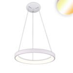 ISOLED 115648 LED Hängeleuchte Orbit 480, weiß, 38W, rund, ColorSwitch 3000|3500|4000K, dimmbar