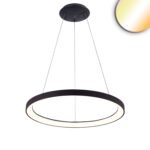 ISOLED 115649 LED Hängeleuchte Orbit 580, schwarz, 48W, rund, ColorSwitch 3000|3500|4000K, dimmbar
