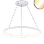 ISOLED 115652 LED Hängeleuchte Orbit 780, weiß, 60W, rund, ColorSwitch 3000|3500|4000K, dimmbar