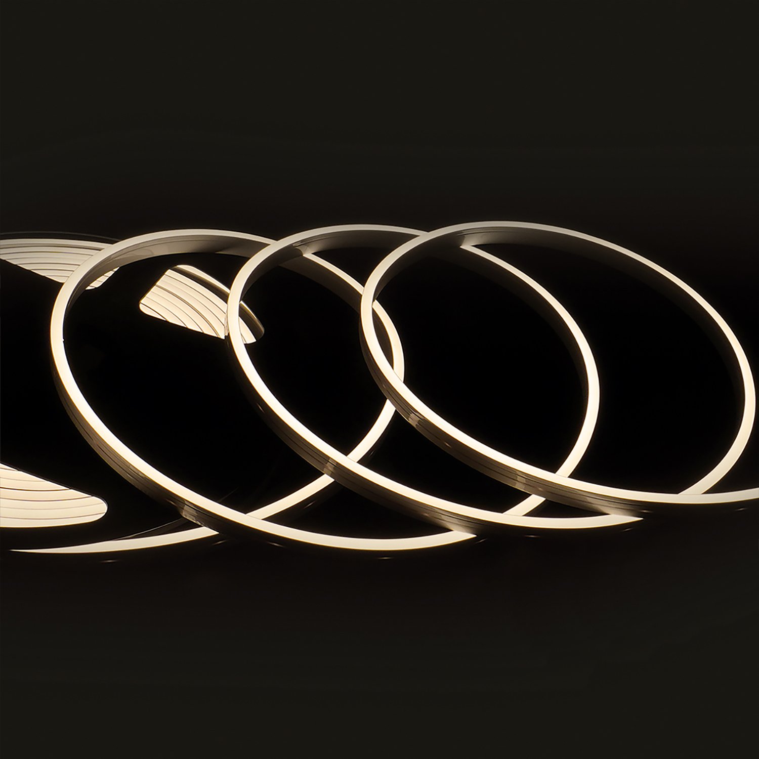 116298_1 ISOLED 116298 LED NeonPRO930 Custom Flexband B04H08, 24V DC, 10W, IP67, 3000K, 5m Rolle, 180 LED/m, inkl. Clips – Bild 1