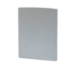 ISOLED 116631 Endkappe EC115 silber für LAMP40, 2 Stück, mit Lichtfalle