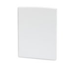 ISOLED 116633 Endkappe EC115 weiß für LAMP40, 2 Stück, mit Lichtfalle