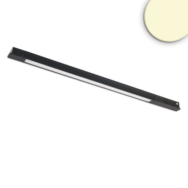 ISOLED 117100 Track48 Leuchte Mini Linear, schwarz, 42cm, 10W, prismatisch, 48V DC, 3000K, CRI90