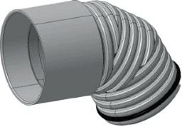 12e67045-cfea-4946-bd81-ea8b59c3ca4c ALVA GPB40015 ALVA G+Pipe Bogen DN/ID 400 15 Grad Muffe o. Dicht. Spitzende m. Dicht. Verpackungseinheit:1ST – Bild 1