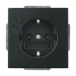 BUSCH-JAEGER 2CKA002013A5333 Steckdose mit Kinderschutz div. Flächenprogramme, schwarz matt 20 EUCKS-885 Verpackungseinheit:1ST