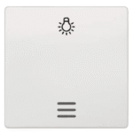 SIEMENS 5TG6206 Wippe mit Fenster und Symbol Licht DELTA i-system, titanweiß  Verpackungseinheit:1ST