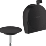 HANSGROHE 58117670 hansgrohe Exafill S Fertigset Wanneneinlauf, Ablauf- und Überlaufgarnitur, Mattschwarz 58117XXX Verpackungseinheit:1ST