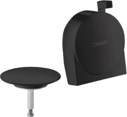 1e71fb98-5641-4d22-94ae-1fc51c77461d HANSGROHE 58117670 hansgrohe Exafill S Fertigset Wanneneinlauf, Ablauf- und Überlaufgarnitur, Mattschwarz 58117XXX Verpackungseinheit:1ST – Bild 1