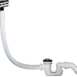 VILLEROY&BOCH BPPABWVABGWW Villeroy & Boch Ab-und Überlaufgarnitur Zubehör U909594, 200 x 300 x 100 mm, Weiß Alpin  Verpackungseinheit:1ST