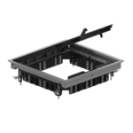 VERGOKAN KDVKK3.5-7011 Klappdeckel Kunststoff Teppichrand grau RAL 7011  Verpackungseinheit:1ST