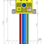 MHS 20141KE5PO0000 mhs Waschtisch 20141KE5po0000 Auslass 80mm WTU/240/AS80-I/16/KE-Kelit Kelox  Verpackungseinheit:1ST