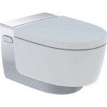 GEBERIT 146.210.21.1 GE AquaClean Mera Comfort, Wand-WC glanzchrom, Komplettanlage  Verpackungseinheit:1ST