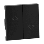 LEGRAND 765347 SEANO Wippe Jalousieschalter/-taster, 2- Tasten-System, Farbe: Schwarz lackiert LEGRAND 765347 Verpackungseinheit:1ST