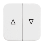 BUSCH-JAEGER 2CKA001713A0163 Wippe Jalousie 2-teilig Reflex SI alpinweiß 2504-214 Verpackungseinheit:1ST