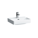 LAUFEN H8169610001041 Laufen PRO S 816961 Aufsatz-Handwaschbecken wandmontiert  Sanitärkeramik weiß 450x340x85 1 Hahnloch mittig mit Überlauf ,  Unterseite geschliffen,  Montageset inklusive  Verpackungseinheit:1ST