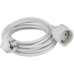 GEBRO K2603 Schutzkontakt-Verlängerungskabel 3m H05VV-F 3G1,5 mm² weiß  Verpackungseinheit:1ST