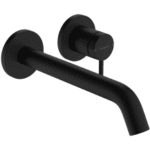 HANSGROHE 73351670 hansgrohe Tecturis S Einhebel-Waschtischmischer Unterputz für Wandmontage EcoSmart+ mit Auslauf 22,5 cm, Mattschwarz 73351XXX Verpackungseinheit:1ST