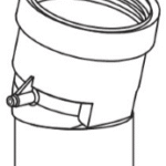 SAUNIER DUVAL 0020267689 SD Bogen 15GR DN80 PP (2 Stück) Luft/Abgasführung Brennwert  Verpackungseinheit:1ST