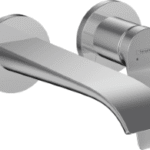HANSGROHE 75050000 hansgrohe Vivenis Einhebel-Waschtischmischer Unterputz für Wandmontage mit Auslauf 19,2 cm, Chrom 75050XXX Verpackungseinheit:1ST