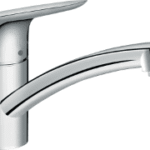 HANSGROHE 71831000 hansgrohe Logis M31 Einhebel-Küchenmischer 120, Niederdruck/offene Warmwasserbereiter, 1jet, Chrom 71831XXX Verpackungseinheit:1ST