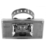 MEFA 5030210 Info-Universalhalter Spannband bis Rohr- Durchmesser 76mm mit Deckel  Verpackungseinheit:25ST
