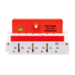 E-TERM 1030142 Zählersteckleiste EVN 3p+2N 400VAC, fix mont. Stifte, Abdeckung,63A SL-AKS/Z 63(100)A 1N EVN O.TRE-03-45-RV- Verpackungseinheit:1ST