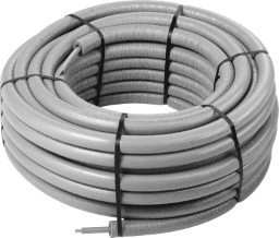 VIEGA 731 878 Viega Raxinox-Rohr Stahl nichtrostend, Außenschicht Kunststoff, Ausstattung, Rundumdämmung 13 mm grau (?=0,040 W/mK), Modell 4402.4 d: 20 s: 2.8 V: 0.163 L: 50 4402,4 Verpackungseinheit:50M