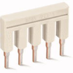 WAGO 2002-405 Kammbrücker isoliert 5-fach, lichtgrau  Verpackungseinheit:1ST